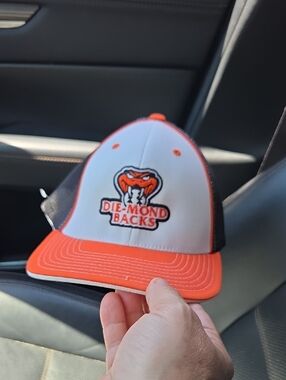 Pacific Headwear  Black ,Orange & White Pro Model Cap